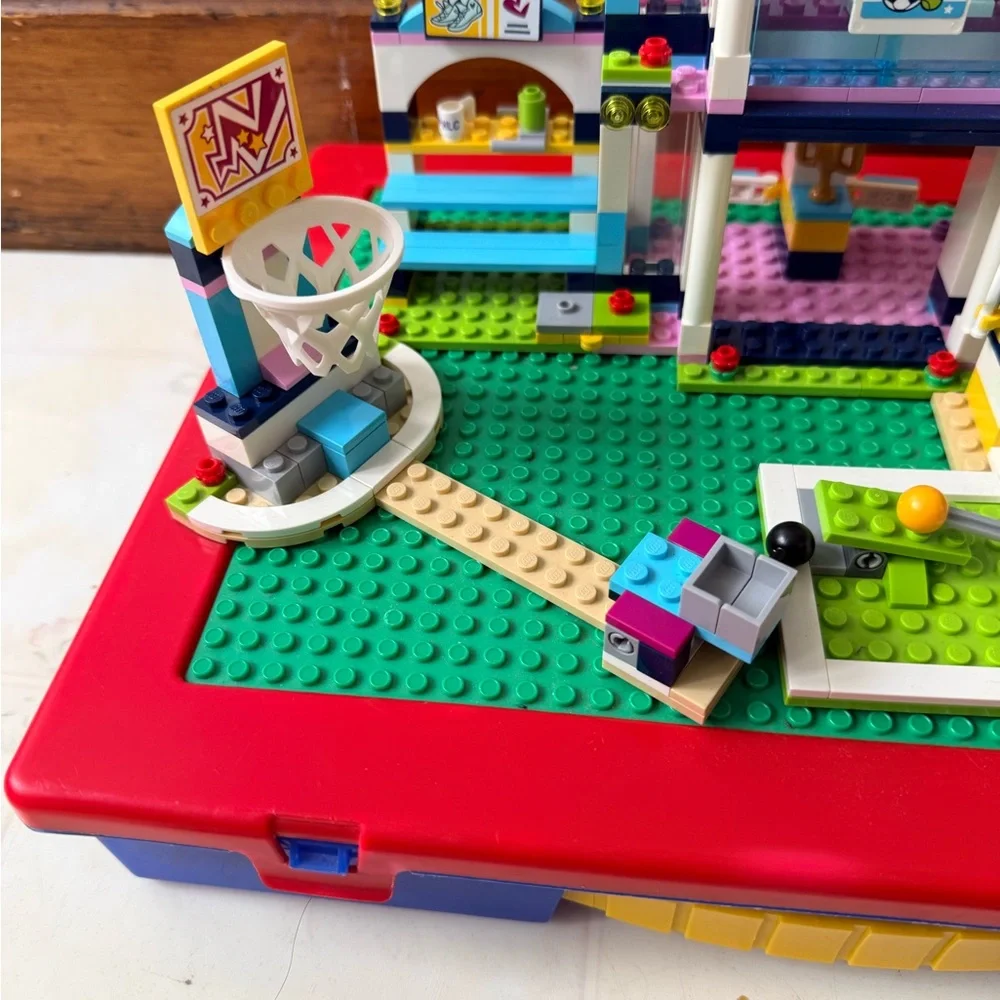 95% complete LEGO Friends 41338 Sports Park Tennis & Basketball